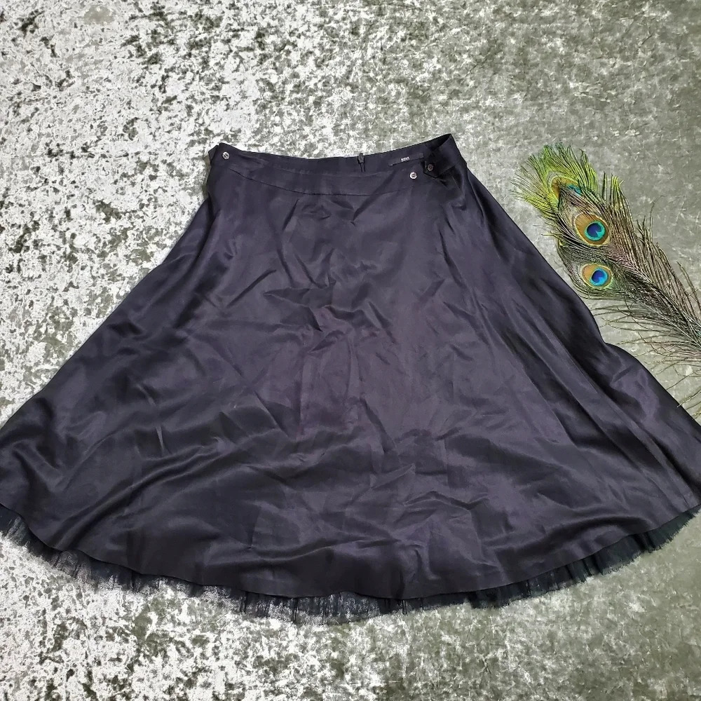 Hugo Boss Black Tulle‎ Hem Skirt